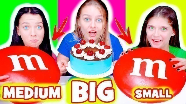 'ASMR Big Food VS Medium Food VS Small Food Mukbang'