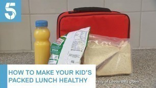 'School kids\' lunchboxes chock full of junk food, study finds | 5 News'