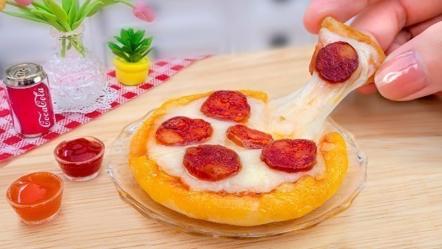 'So Yummy Amazing Miniature Pepperoni Pizza Cooking at Mini Kitchen 
