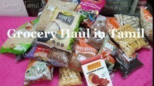 'Grocery Haul in Tamil || Grocery Haul for Weight loss'