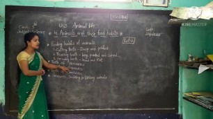 '3rd Science lesson -4 Animals and their food habits part-2 By Yegoti Renuka'
