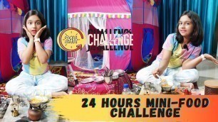 '24 Hours Mini Food Eating Challenge |#learnwithpriyanshi'