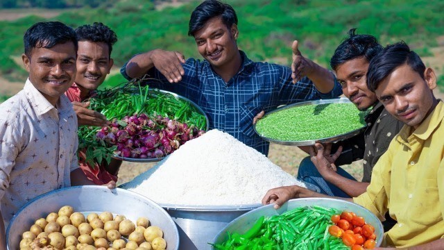 '100 KG - KHICHDI | Kathiyawadi Khichdi Recipe | Village Rasoi'