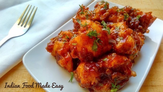 'Gobi Manchurian Recipe In Hindi By Indian Food Made Easy | Indian Chinese Food Recipes'