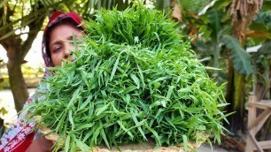 'Expensive Vegetables Recipe Village Food Kalai Shak Vaji  Village style winter green Pea Leaf Recipe'