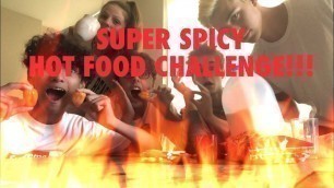 'SPICY HOT FOOD CHALLENGE!!! *INTENSE PAIN*'