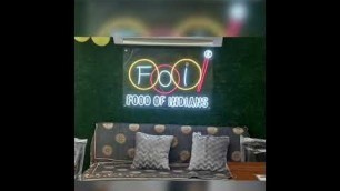 'food joint interior in small place'