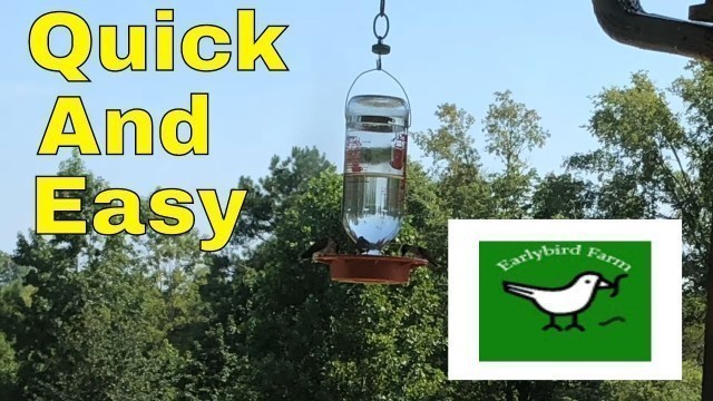 'How to Make Hummingbird Food | Quick and Easy recipe'