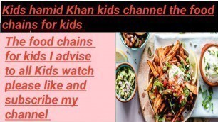 'the food chains #Moana #yourwelcome #hafizdastgeer  #hameedkhan #kids #Alikhan #science #islamic'