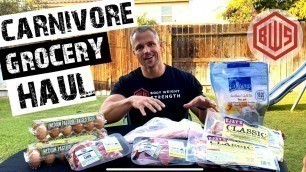 'Carnivore Grocery Haul: $65 for 7 Days of Food at 3000 Calories Per Day!'