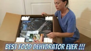 'Excalibur Food Dehydrator Unboxing and Product Review'