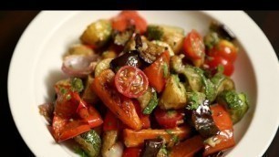 'Roasted Vegetable Salad Recipe | Quick & Easy Baked Veg Salad | Ruchi\'s Kitchen'