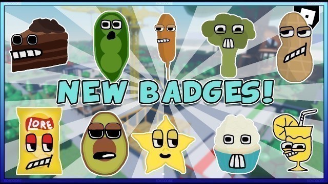 'HOW TO FIND ALL 10 NEW BADGES in Find The Food Lore Morphs | ROBLOX'