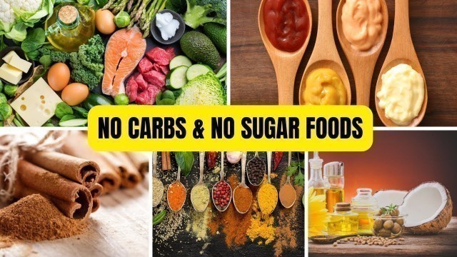 'THE HEALTHIEST FOODS WITHOUT CARBS AND SUGAR | carnivore diet | keto diet'