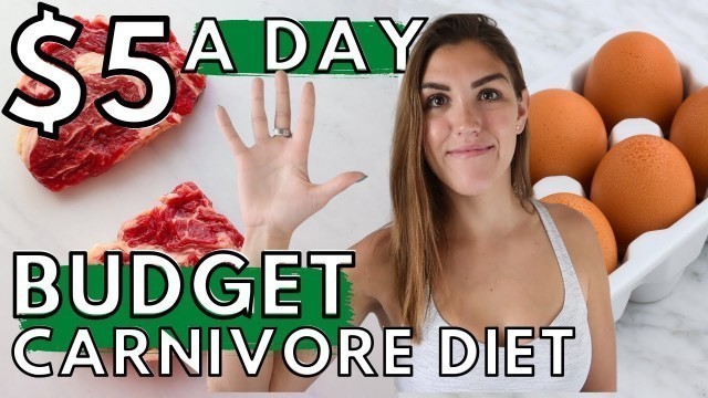 'CARNIVORE DIET ON A BUDGET // What I Eat in a Day'