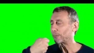 'Michael Rosen hot food green screen (FREE TO USE)'