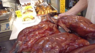 'Hong Kong Street Food | Roasted Goose Hong Kong'
