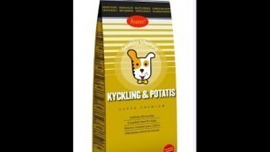 'Husse Super Healthy Swedish Pet Food: Kyckling and Potatis Infomatic Advert'