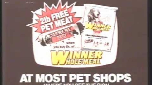 'Winner Wholemeat Dog Food Advert (1986)'