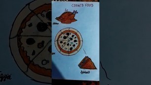 'Cooked Food Drawing