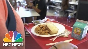 'Rising Food Costs Force U.S. Schools To Cut Back On Lunch Options'