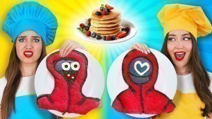 'PANCAKE ART CHALLENGE || Who Draws Better Take The Prize!The Squid Game in Real Life by 123 GO! FOOD'