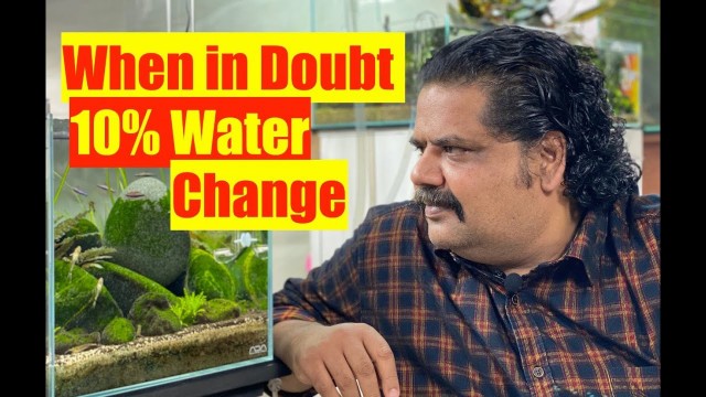 'Aquarium First Aid | When in Doubt 10% Water Change | Mayur Dev\'s Tips for Better Fish Keeping !'
