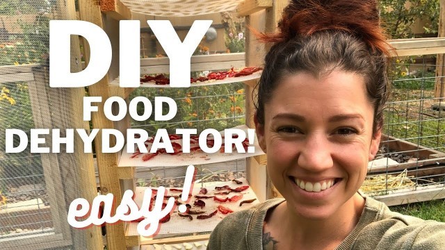 'Our DIY Solar FOOD DEHYDRATOR | Homemade Dehydrator'