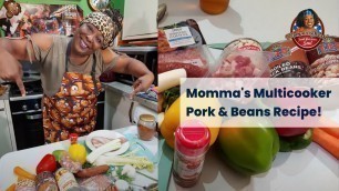 'Momma\'s Multicooker Pork and Beans (Quick & Easy Recipe)!'