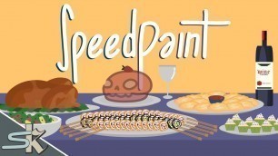 'Drawing Food | SpeedPaint'