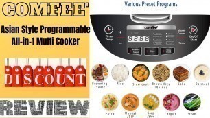'Best Rice Cooker 2021 | Comfee Rice Cooker Steamer Instructions | Slow Cooker | #short'