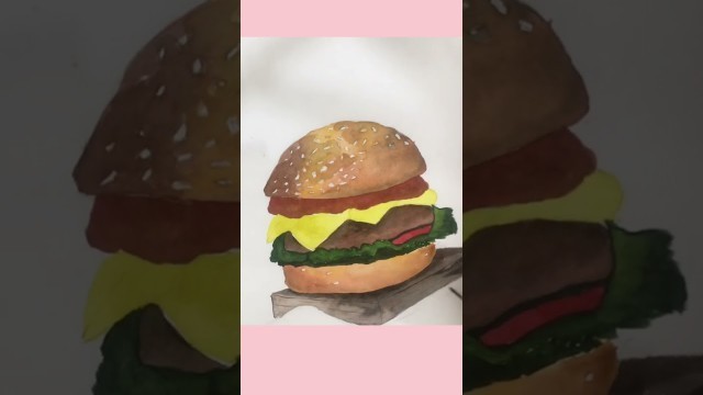 'Drawing hamburger 