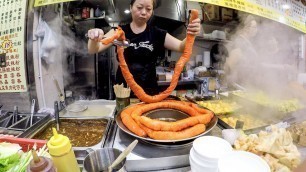 'Hong Kong Street Food. Chickens, Ducks, Pigs, Chopped and Sliced'