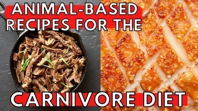 'CARNIVORE FOOD IDEAS | 4 Easy Carnivore Diet Recipes (ZERO CARB)'