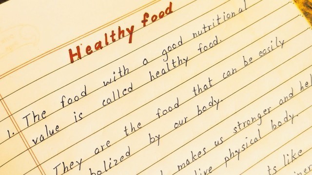'5 lines on healthy food || few lines on importance of healthy food || @ntreducation'
