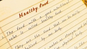 '5 lines on healthy food || few lines on importance of healthy food || @ntreducation'