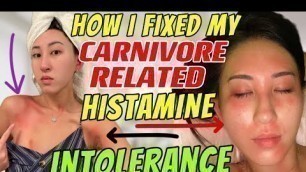 'How to fix histamine intolerance | Carnivore Foods to AVOID high in histamines | autoimmune tips'