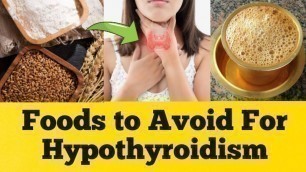 'Foods to avoid Hypothyroidism | தைராய்டு இருந்தால் என்ன  சாப்பிடக்கூடாது | Thyroid Problem in Tamil'