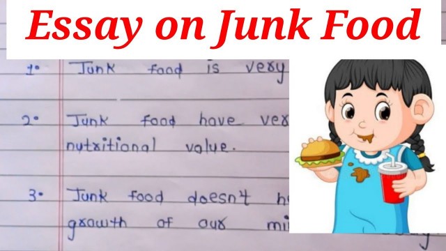 '10 lines on Junk Food/Essay on Junk Food/ Few lines on Junk Food/English 10 lines on Junk Food'