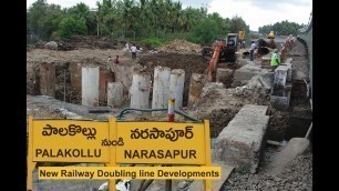 'Palakollu To Narsapur Doubling Line & Electrification Works Status Palakollu railway station'