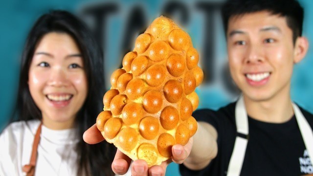 'We Made Hong Kong\'s Famous Egg Bubble Waffle • Tasty'