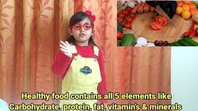 'Essay on Healthy food with Subtitles |Importance of Healthy food for ALL | 10 Lines on healthy food