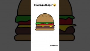 '#burger #drawing #howtodraw #burgers #food #streetfood #junkfood #shorts #trending #foodvlog #viral'