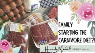 'Family Starting the Carnivore Diet?! 