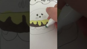 '#drawing #food #dogs drawing a dog cheeseburger ￼#ILplays'