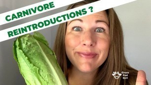 'Carnivore diet food reintroductions: Adding back foods after a zero carb diet | food sensitivities'