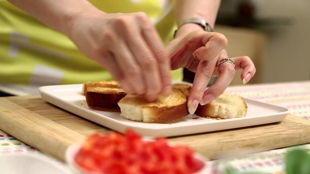 'Bruschetta - Quick Homemade Popular Italian Recipe By Ruchi Bharani'