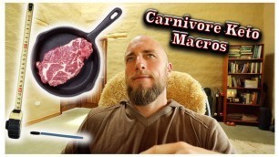 'Carnivore Diet Macros | track macros, count calories, intuitive eating on Keto Carnivore'