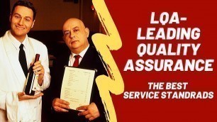 'LQA -the best F&B Service Standard! Fine Dining Food and Beverage Service! Leading Quality Assurance'