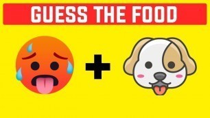 'Can you Guess The Food By The Emojis In 10s ? Emoji Challenge'